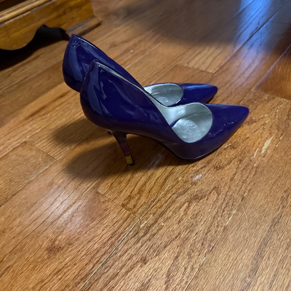 Patent purple heels